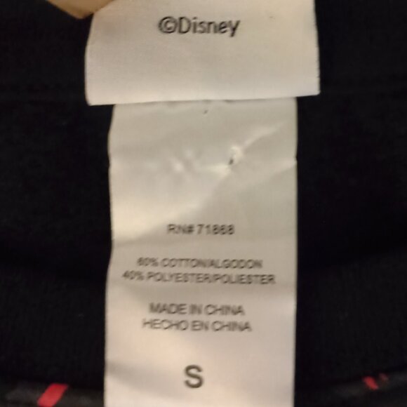 Disney Nightmare Before Christmas Black Light Up Sweatshirt Unisex Size Small S - Picture 9 of 16